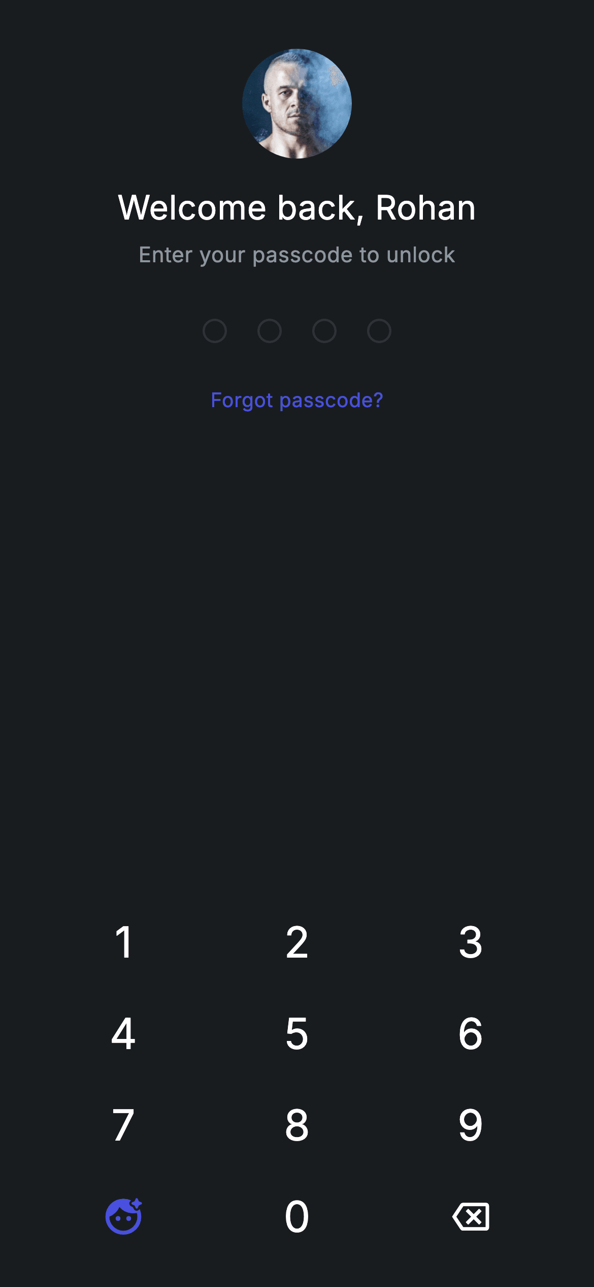 Fintech · Log In — Fintech Flutter screen