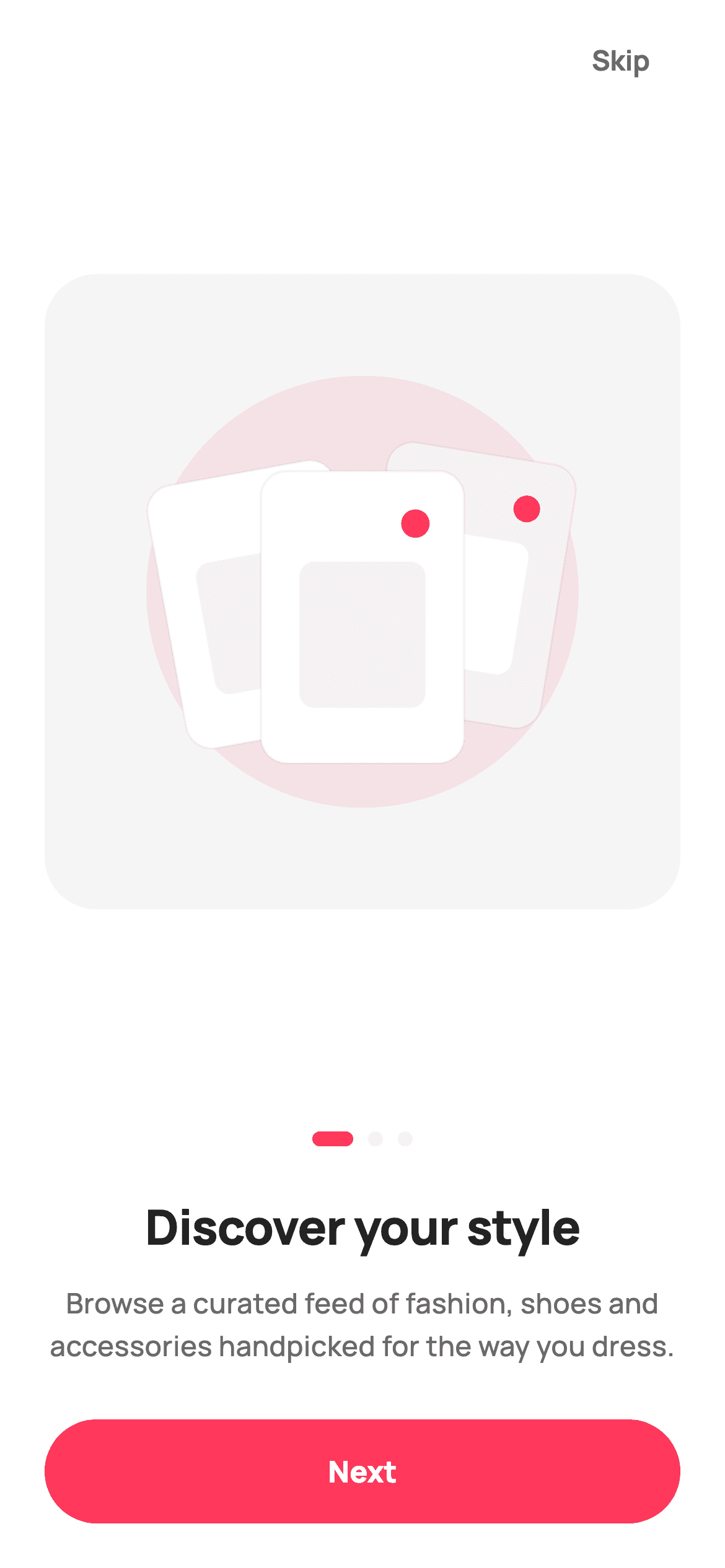 Discover Your Style — E-commerce Flutter UI screen