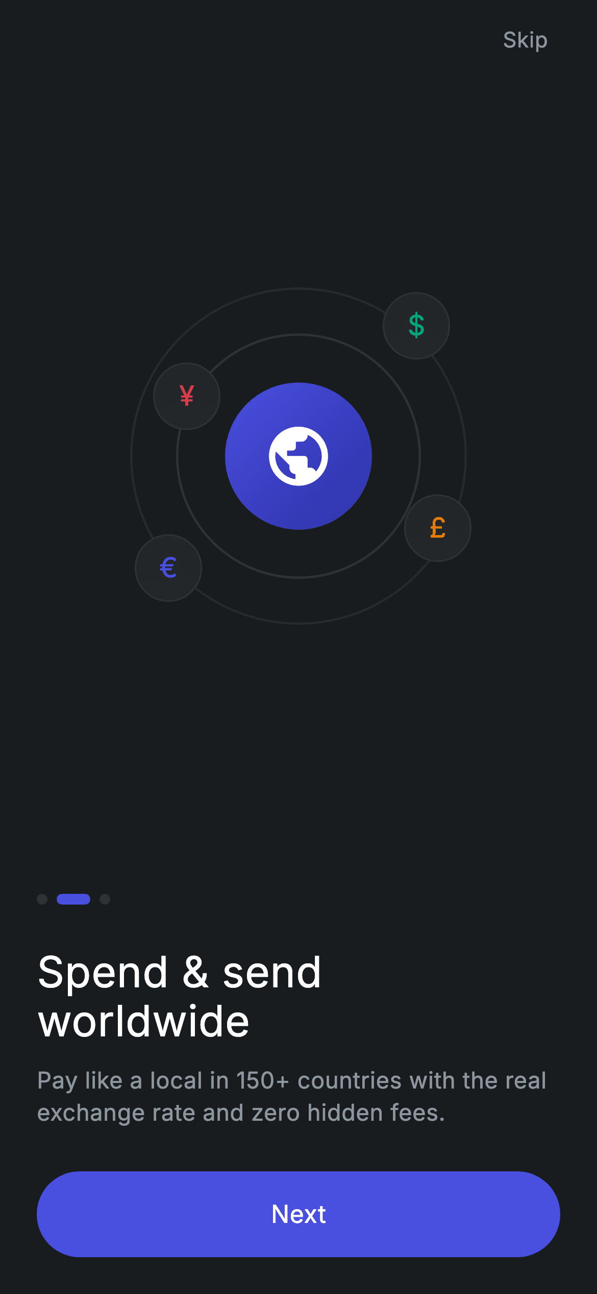 Fintech · Onboarding 2 — Fintech Flutter screen