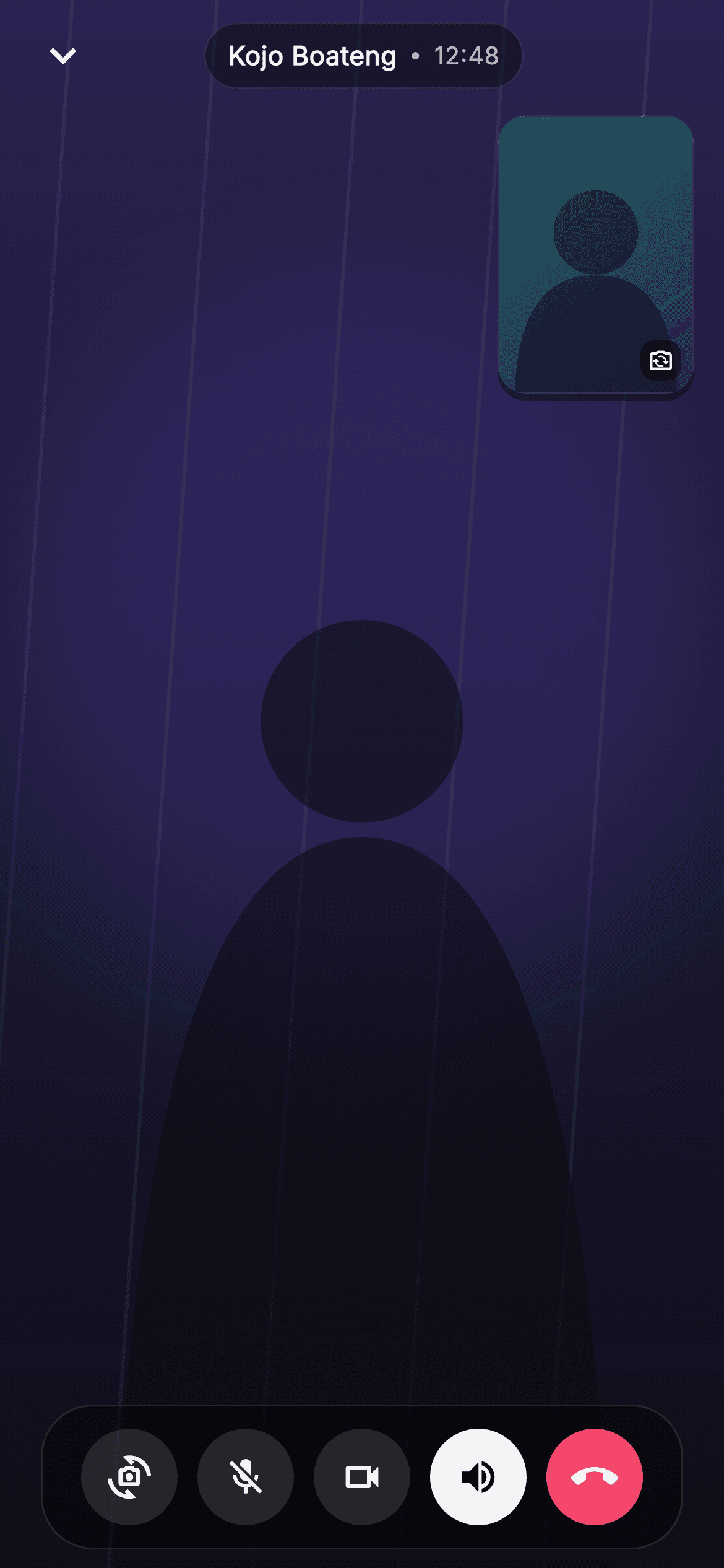 Pulse · Video Call — Social Flutter screen