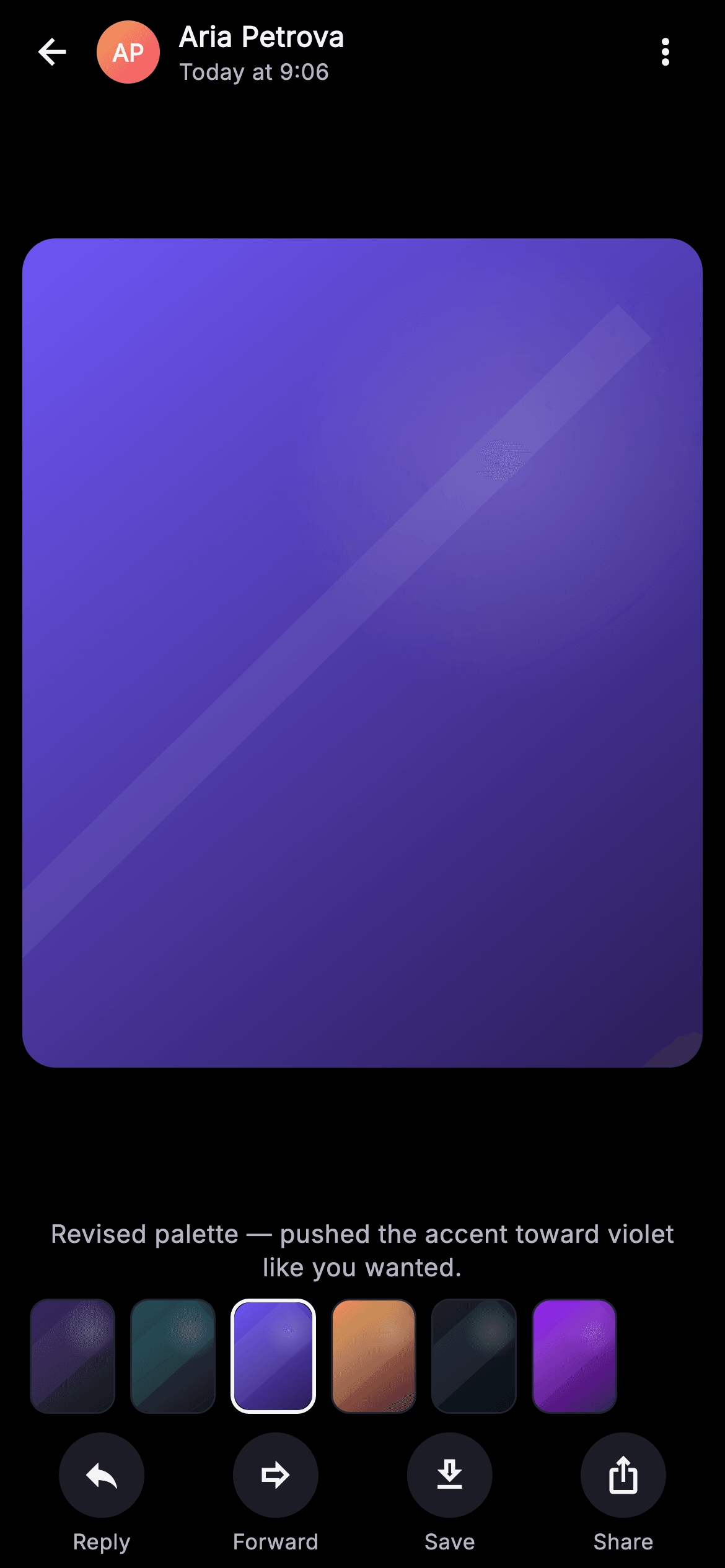 Pulse · Media Viewer — Social Flutter screen